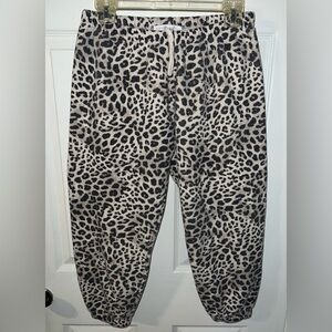 Spiritual Gangster Cheetah Sweatpants Small